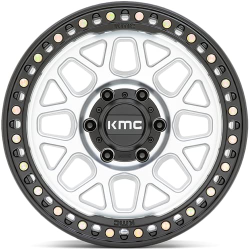KMC Wheels 18X9 GRS 8X1805.71 18mm MACHINED WITH SATIN BLACK LIP - KM54989088518