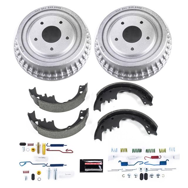 Power Stop Autospecialty KOE15274DK Rear Replacement Brake Kit-OE Brake Drums & Ceramic Brake Pads