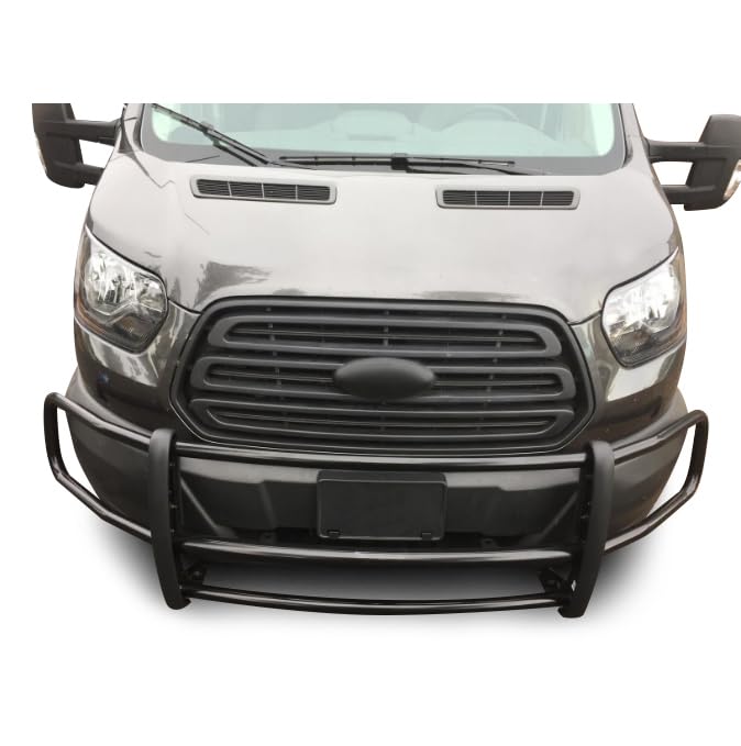 SPARTAN Black Horse Grille brush Bumper Guard Modular Black Compatible with 2015-2019 Ford Transit-150|2015-2019 Ford Transit-250|15-19 Transit-350-17FOTRMA