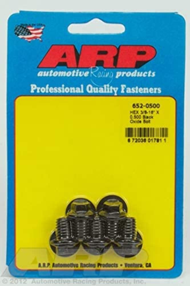Hex ARP (652-0500) Oxide Bolt, Black