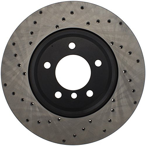 Front Right StopTech 128.34093R Sport Cross Drilled Brake Rotor