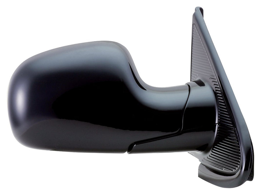 Mirror Passenger Side for Chrysler Town & Country, Dodge Caravan/Grand Caravan, Plymouth Voyager, Black, Foldaway, Manual