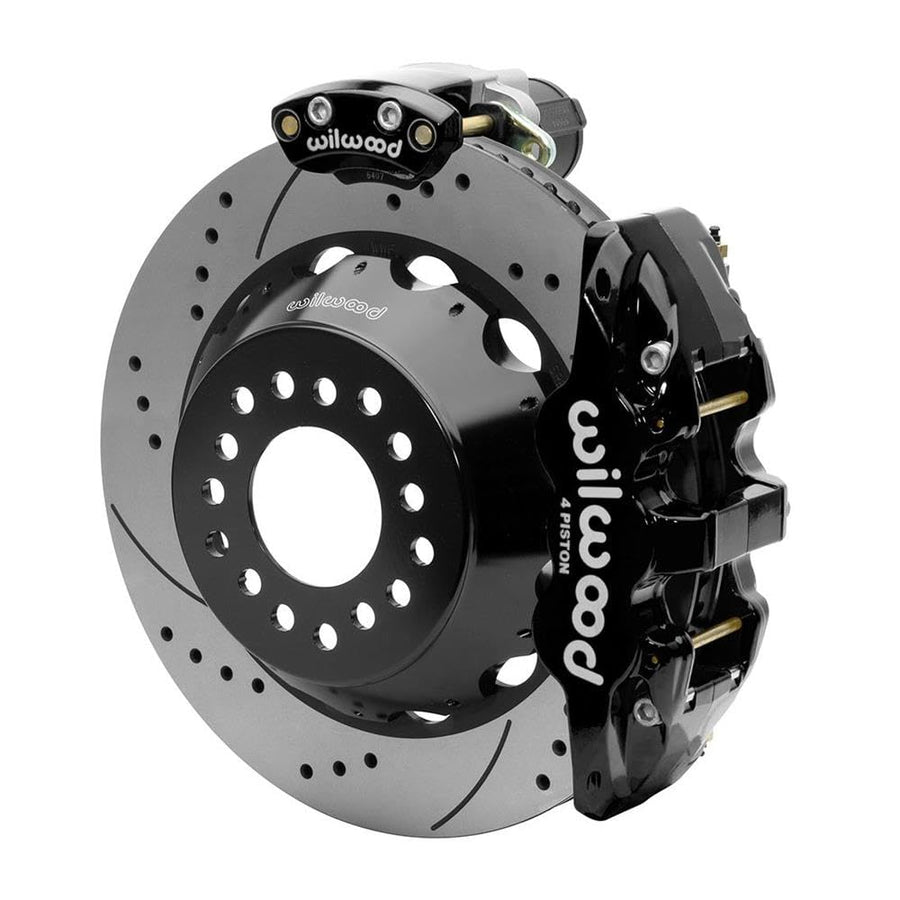 Wilwood Superlite Narrow 4R Rear P-Brk Kit AERO4 14in Rotor Big Ford 2.5in Off - SRP