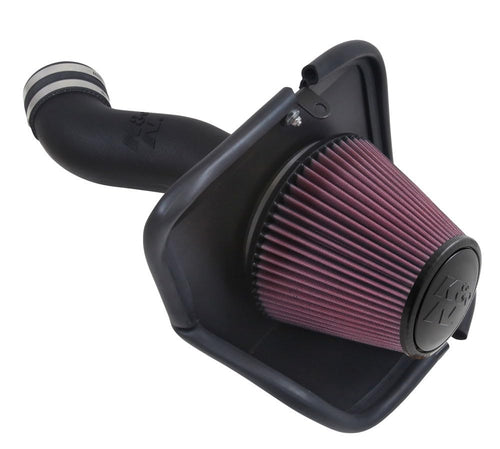 Cold Air Intake System K&N: High-Flow Air-Filter, Increase Performance & Horsepower: Compatible with 2014-2018 JEEP Cherokee, 63-1569