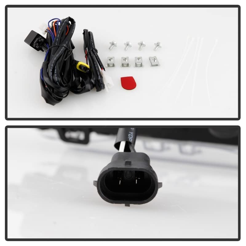 GMC Sierra 1500 Denali Only 2019-2020 Spyder 5087010 (Donâ€˜t Fit 2500/3500 Models) OEM Style Full LED Fog Light w/Universa Switch- Clear