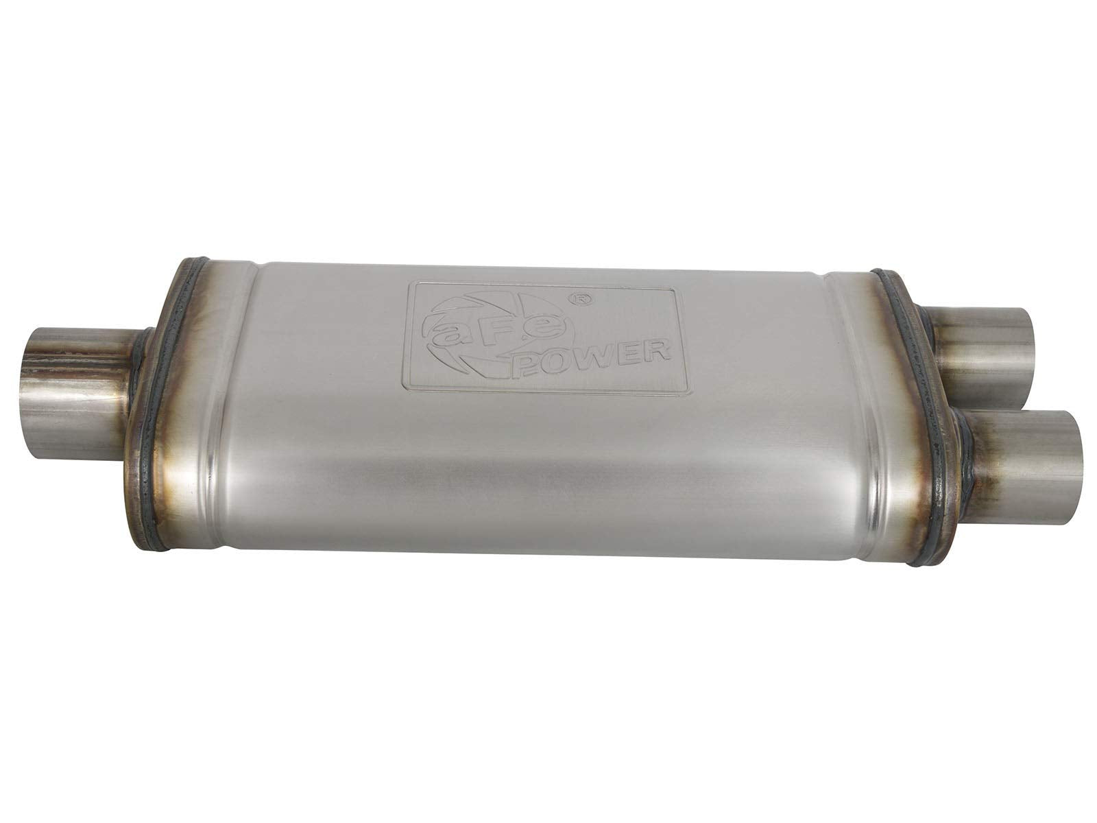 Rebel Series aFe POWER 49-43128-B 3 IN to 2-1/2 IN 409 Stainless Steel Cat-Back Exhaust w/Black Tip, fits Ford F-150 2021 V6-2.7L/3.5L (tt)/V8-5.0L