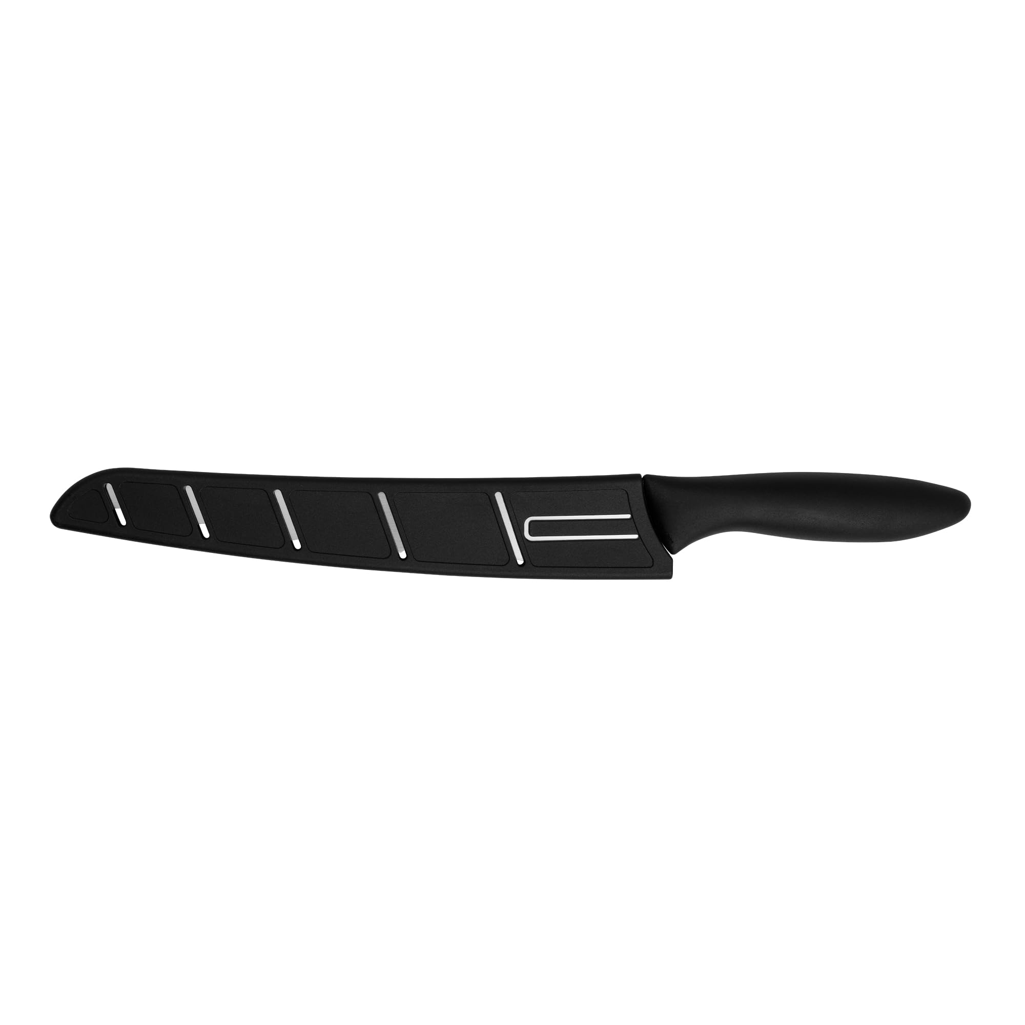 8-Inch Kershaw Serrated Bread Knife - Razor Sharp Stainless Steel Blade for Clean Cuts and Fewer Crumbs, Ergonomic Handle, Includes Sheath