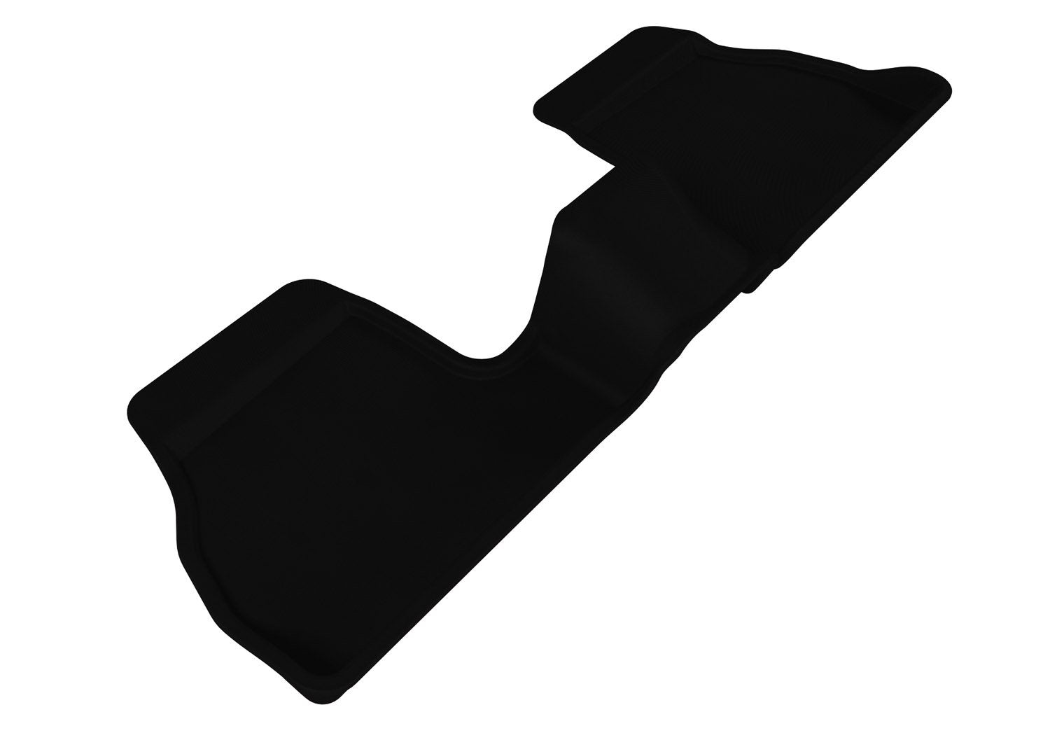 Kagu Floor Mat (Black) 3D MAXpider for 2012-2018 Ford Focus - 2ND Row