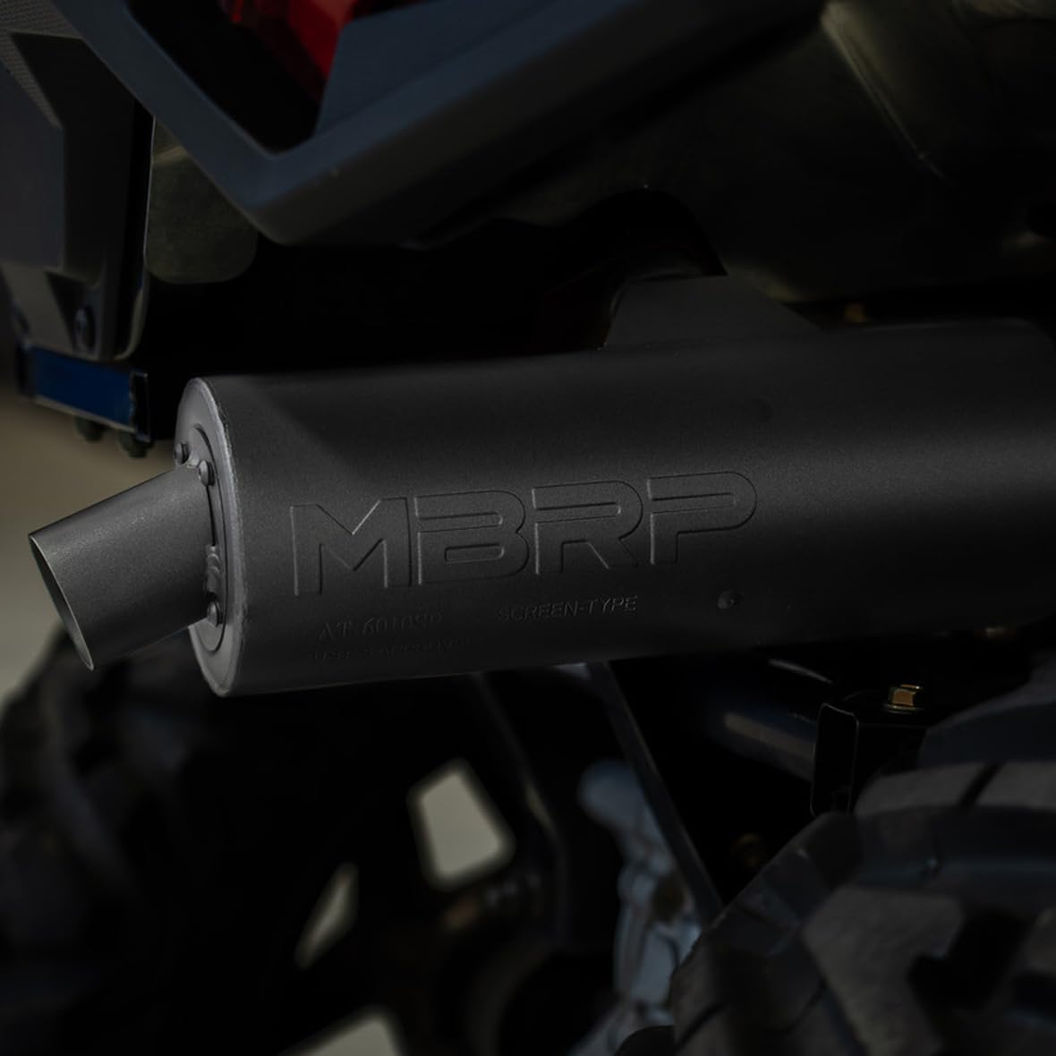 MBRP 01-05 Sportsman 400/06-07 Polaris Sportsman 450 Slip-On Combination Exhaust w/Sport Muffler
