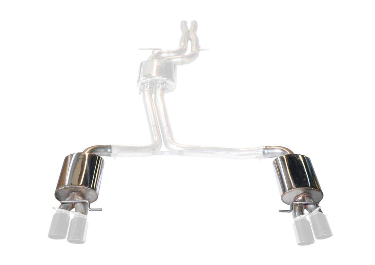 AWE Tuning B8.5 Audi S4/S5 3.0T Track to Touring Edition Conversion Kit (for Kits w/102mm Tips) - 3815-41010