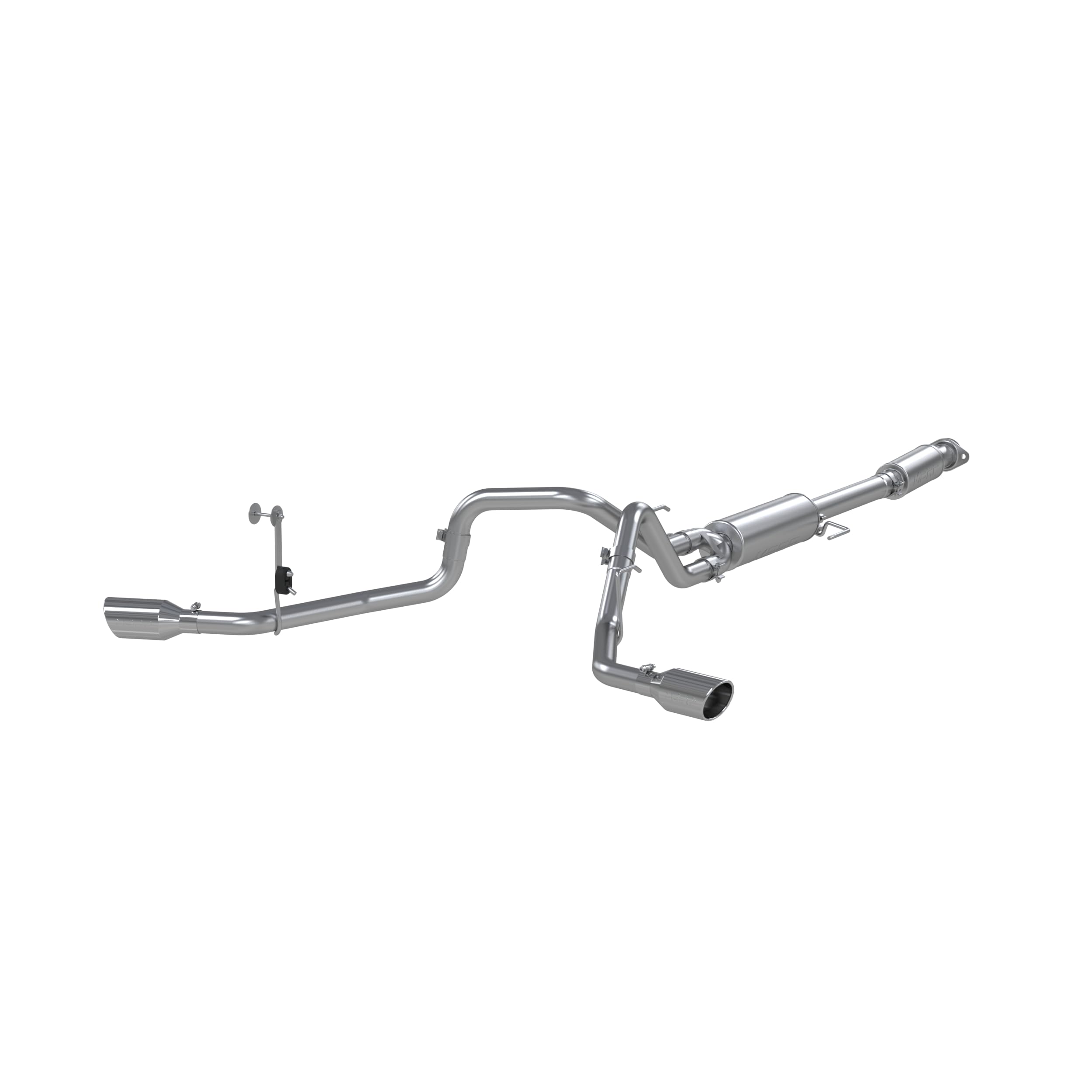 Ford F-150 MBRP 2021+ 5.0L/3.5L/ 2.7L Ecoboost 3in Cat Back 2.5in Dual Split Exit T409 Exhaust