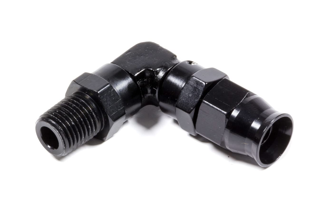 6An 90 Degree Fragola Performance Systems Hose End X 1/4" Npt 689906-BL