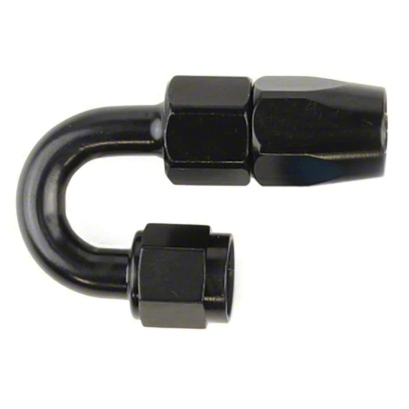 180 Blk -6an Push-on Hose End
