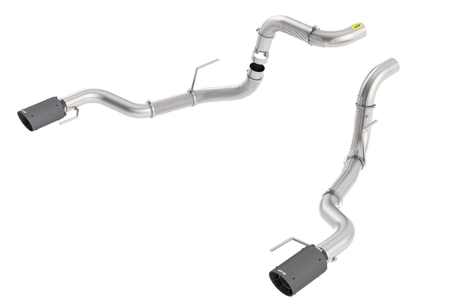 BORLA Tail Pipes 60640CFBA '17-'20 Ford F-150 Raptor/ '19-'20 LTD/ '21-'23 Tremor/Black Appear. 3.5L V6 AT 2&4WD Crew Cab Short Bed 134.2" WB/Ext. Cab Short Bed 146" WB (Tremor 145.5")