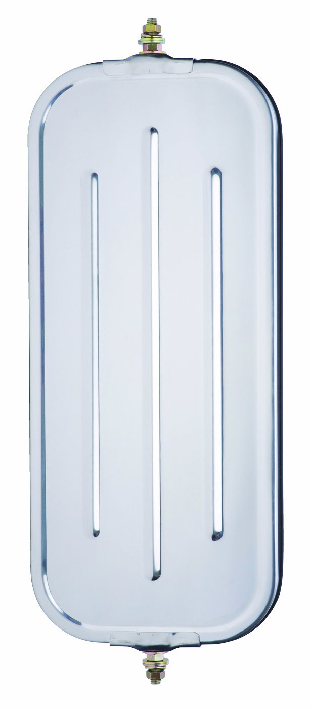 RH072 Fit System 7" x 16" Stainless Steel West Coast Ribbed-Back Mirror Head