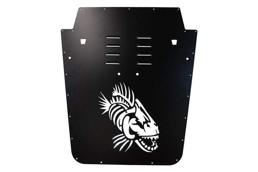 Dorman Offroad Fishbone FB31134: Jk Black Hood Louver (13-18)