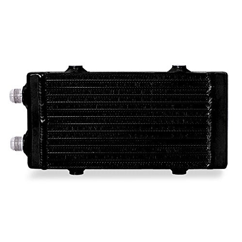 Mishimoto Dual Pass Universal Bar & Plate Oil Cooler Heat Exchanger, Small, Black