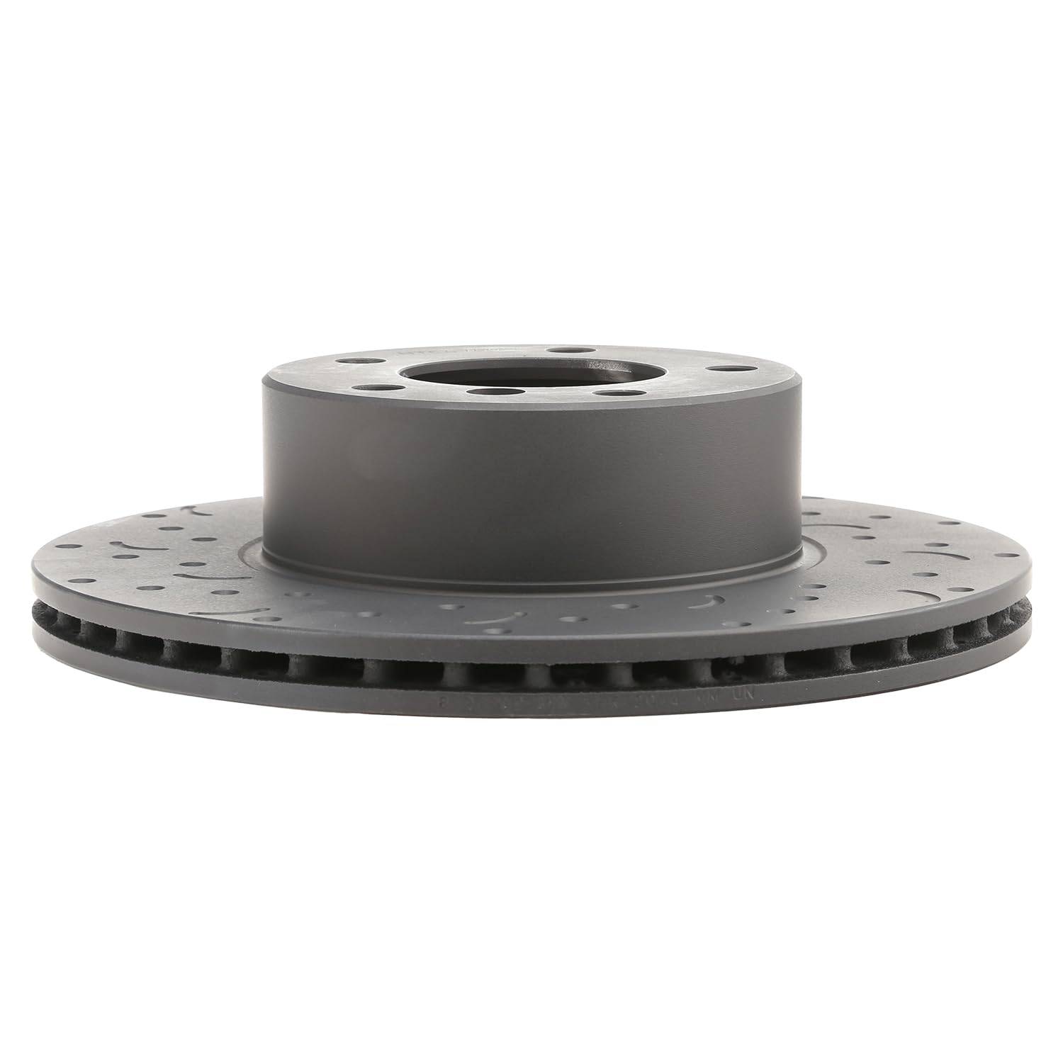 Talon Cross-Drilled and Slotted Vented Rotor, Hawk Performance Brakes, 11.65 in. Diameter, 3 in. Height