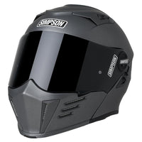 Simpson M59M4 Motorcycle Mod Bandit Helmet - Flat Alloy