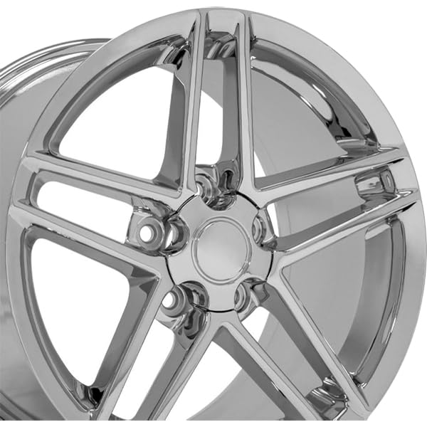 CV07A OE Wheels 18" Replica Wheel CV07A Fits Chevrolet Corvette - C6 Z06 Rim 18x9.5 Chrome Wheel 56C