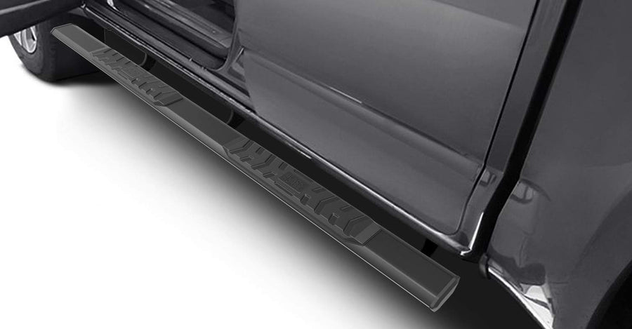 Epic Running Boards Black Black Horse Off Road Compatible with 2015-2024 Ford F-150 (Excl. 2022 F150 Lightning EV)|2017-2024 Ford F-250/F-350/F-450/F-550 SD Super Cab-E1379