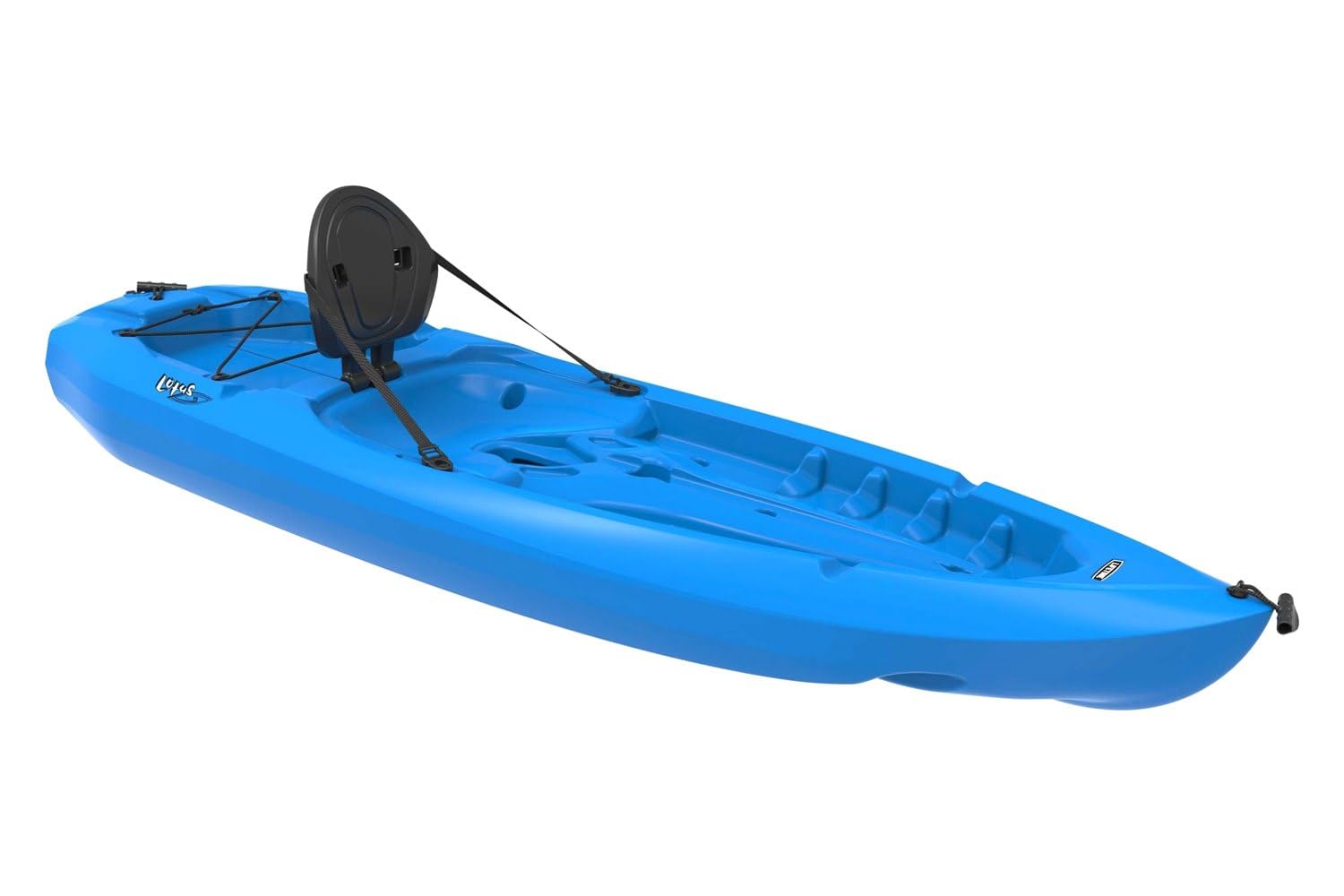 Lotus Lifetime Sit-on-Top Kayak with Paddle, Blue, 8'