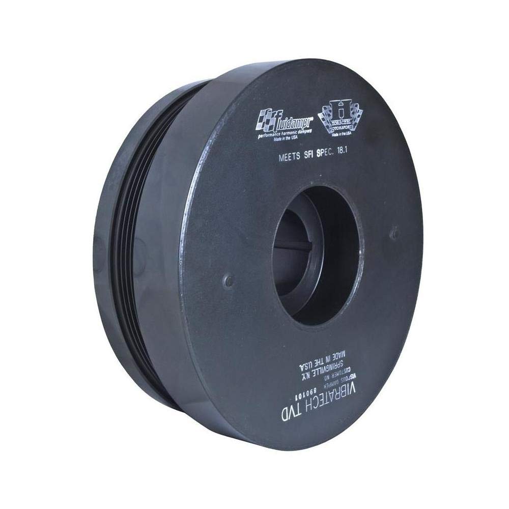 01-05 GM Duramax 8 3/8IN O.D. External Balance 23 LBS. Black ZINC Chromate Finish FLUIDAMPR