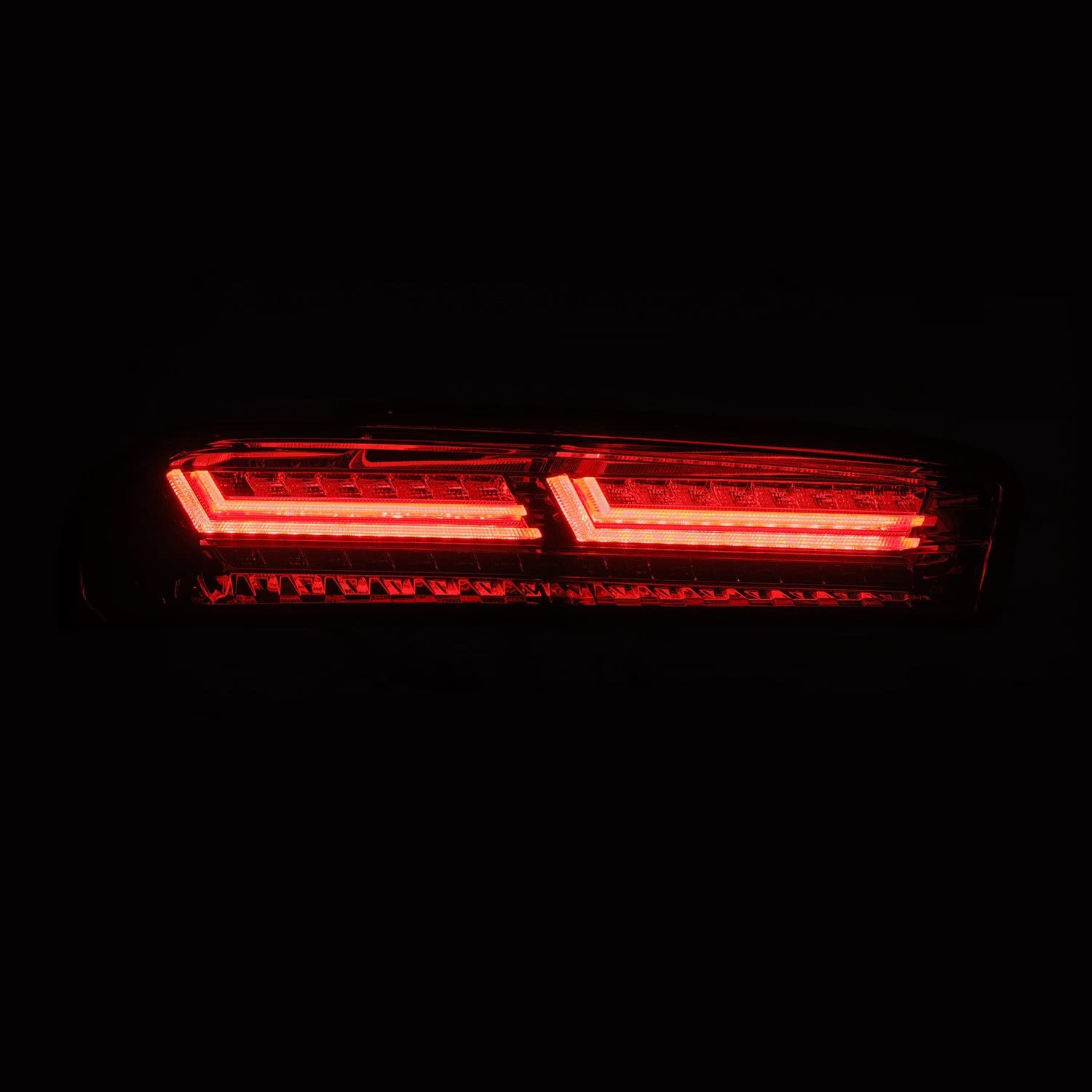 16-18 Chevrolet Camaro AlphaRex PRO-Series LED Tail Lights Jet Black
