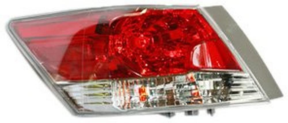 Left TYC Tail Light Assembly Compatible with 2008-2012 Honda Accord