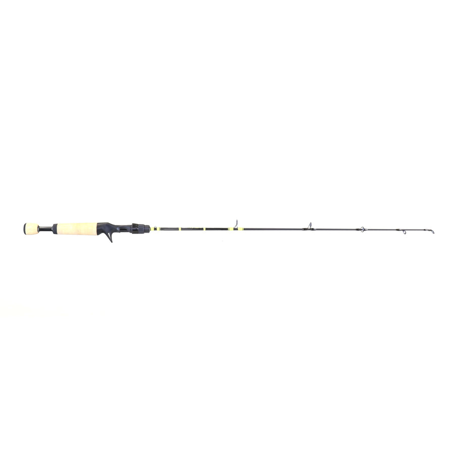 The Mack CLAM 34” Heavy Power Ice Fishing Baitcast Rod – Strong Backbone & Ice-Resistant Guides for Trophy Walleye & Pike