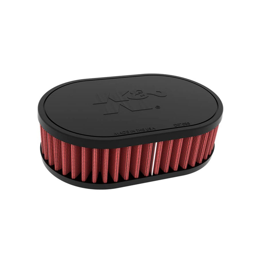 High-Flow K&N Original Lifetime Universal Clamp-On Air Filter: High Performance, Premium, Washable: Flange Diameter: 2.063 In, Filter Height: 2 In, Flange Length: 0.5 In, Type: Round Straight,RU-071V