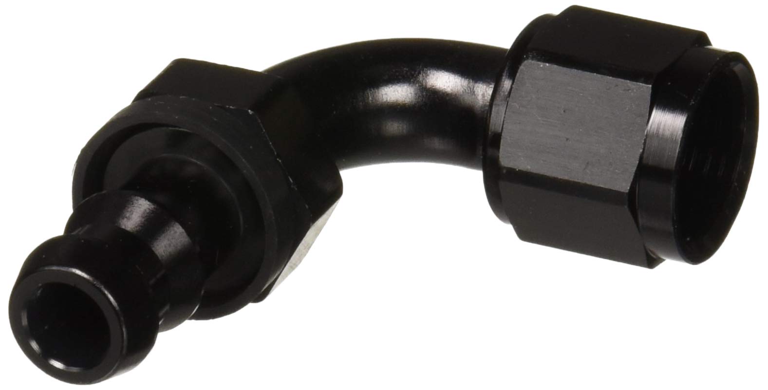 624173 RUSSELL/EDEL Black -8AN 90° Twist-Lok Hose End