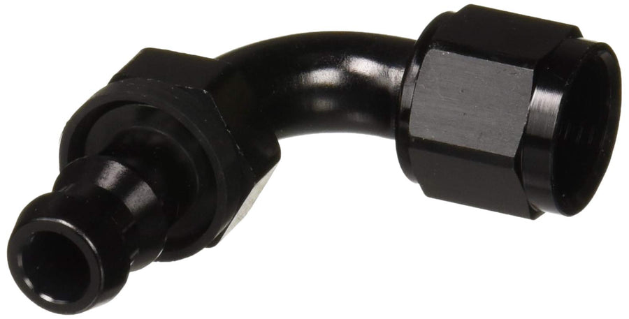 624173 RUSSELL/EDEL Black -8AN 90° Twist-Lok Hose End
