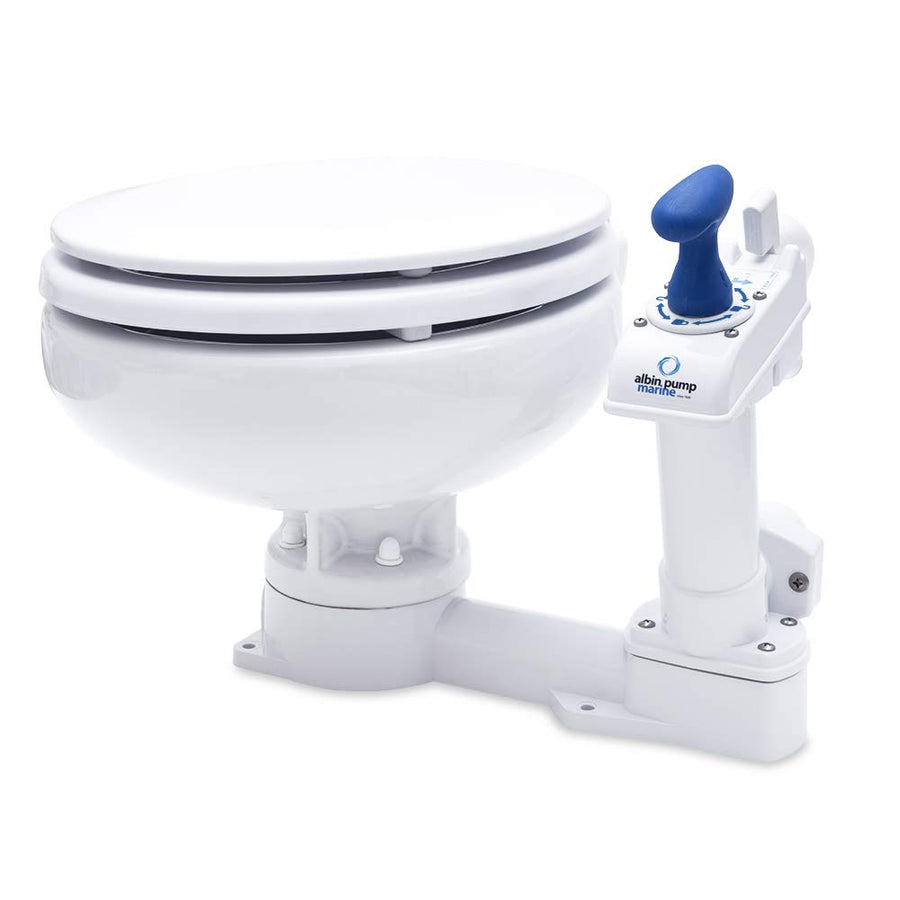 Marine Toilet Albin Pump Manual Compact Low - 07-01-003