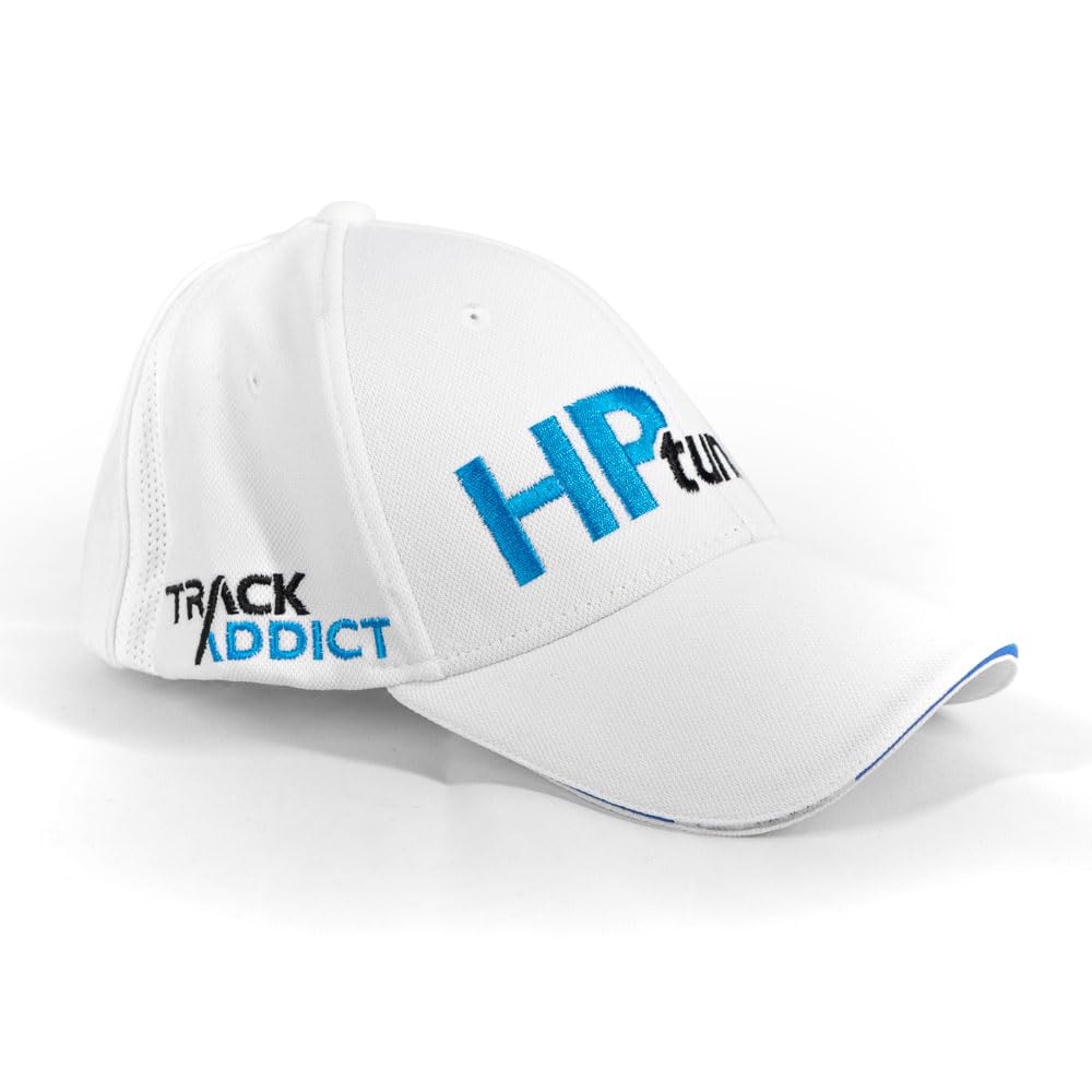 HP Tuners MPVI2 Universal Fit Curved Bill Baseball Cap | Black and White Color Options (Black)
