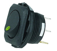 SPST HELLA Green Rocker Switch H61923001 LED