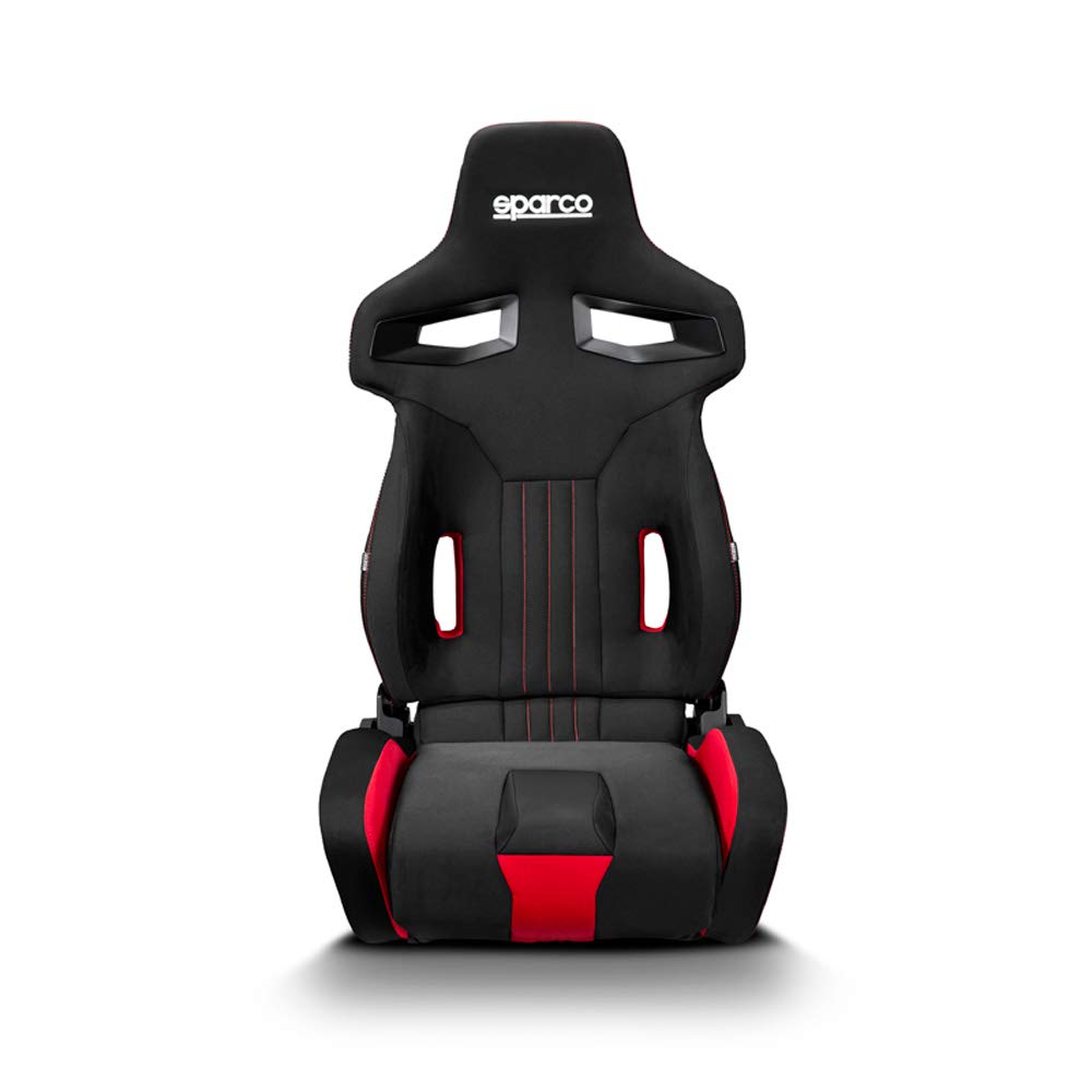 Black/Red Sparco Sport Seat R333 - Reclinable