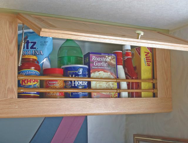43823 Camco Oak Refrigerator Bar - 3 pack