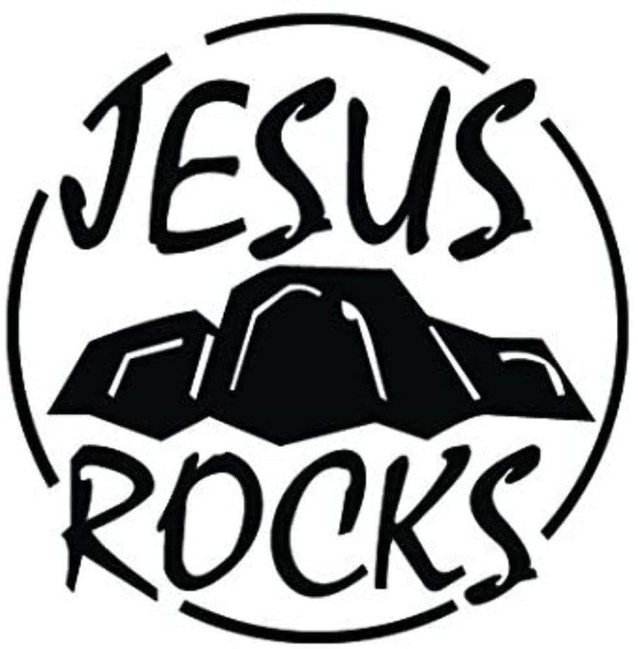 Black Skyjacker JRD6-K 6" Jesus Rocks Decal