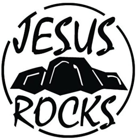 Black Skyjacker JRD6-K 6" Jesus Rocks Decal