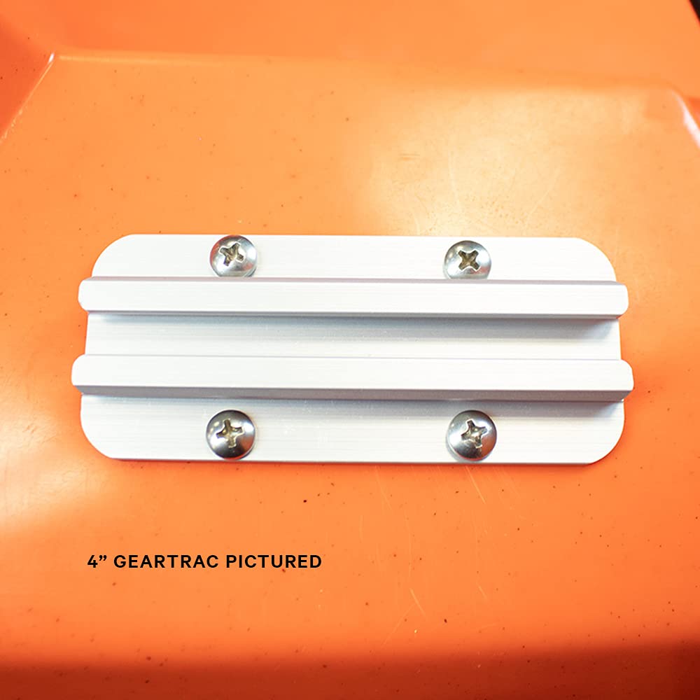 GT175 Generation II YakAttack GearTrac – 4” Heavy Duty Surface Mount Track | Adjustable Accessory Mounting Rail for Kayaks, Canoes, Boats, and ATVs | Made in USA