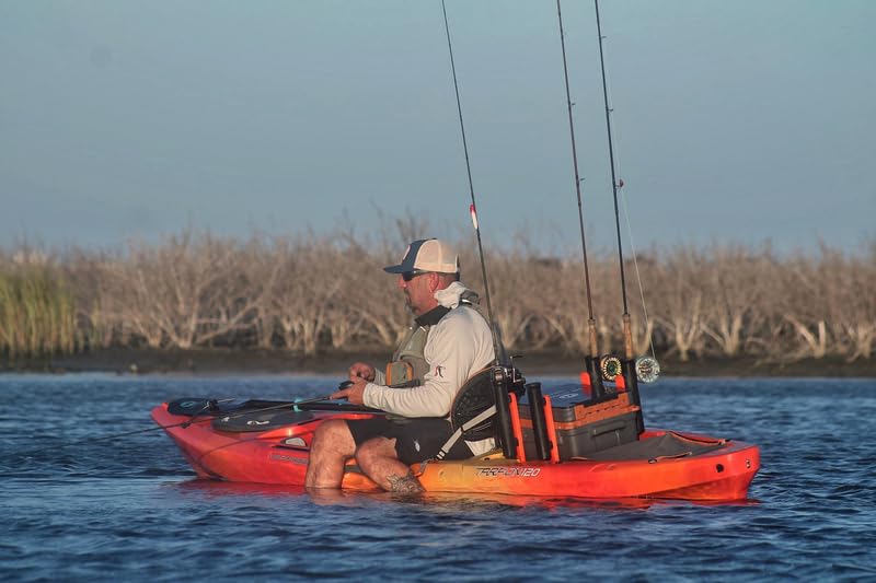 Wilderness Systems Tarpon 120 - Fishing Kayak Sit on Top - Premium Angler Kayak - Adjustable and Designed Seat - 12.3 ft - Sunset