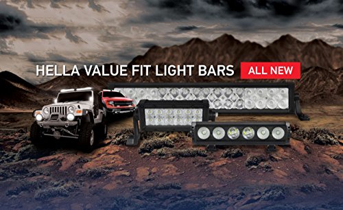 ValueFit HELLA Mini Light Bar (6 LED, Flood beam, Flush mount), Multi