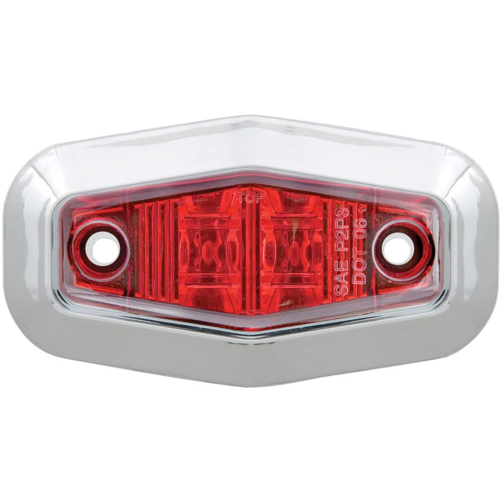 Optronics Led Marker/Clearance Light, Red MCL13RTRS