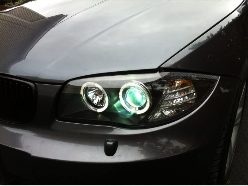 Black/Clear Spyder Auto 5008985 LED Halo Projector Headlights