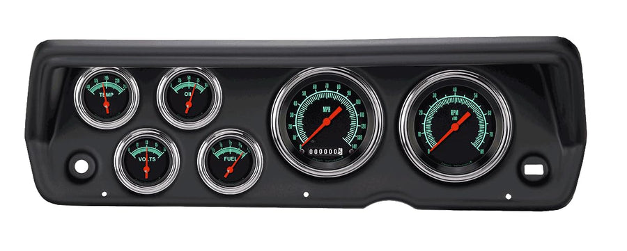 Classic Instruments G/Stock CDDU70GS01BL Direct Fit 6 Gauge Set Compatible with 1970-1976 Duster