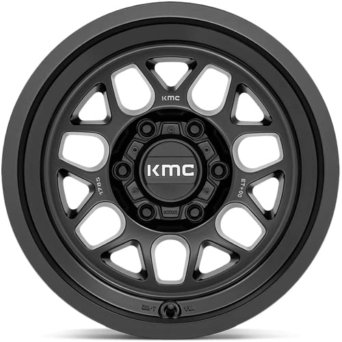 KMC Wheels 17X9 TERRA 5X5.03.5 -38mm SATIN BLACK - KM725MX17905038N