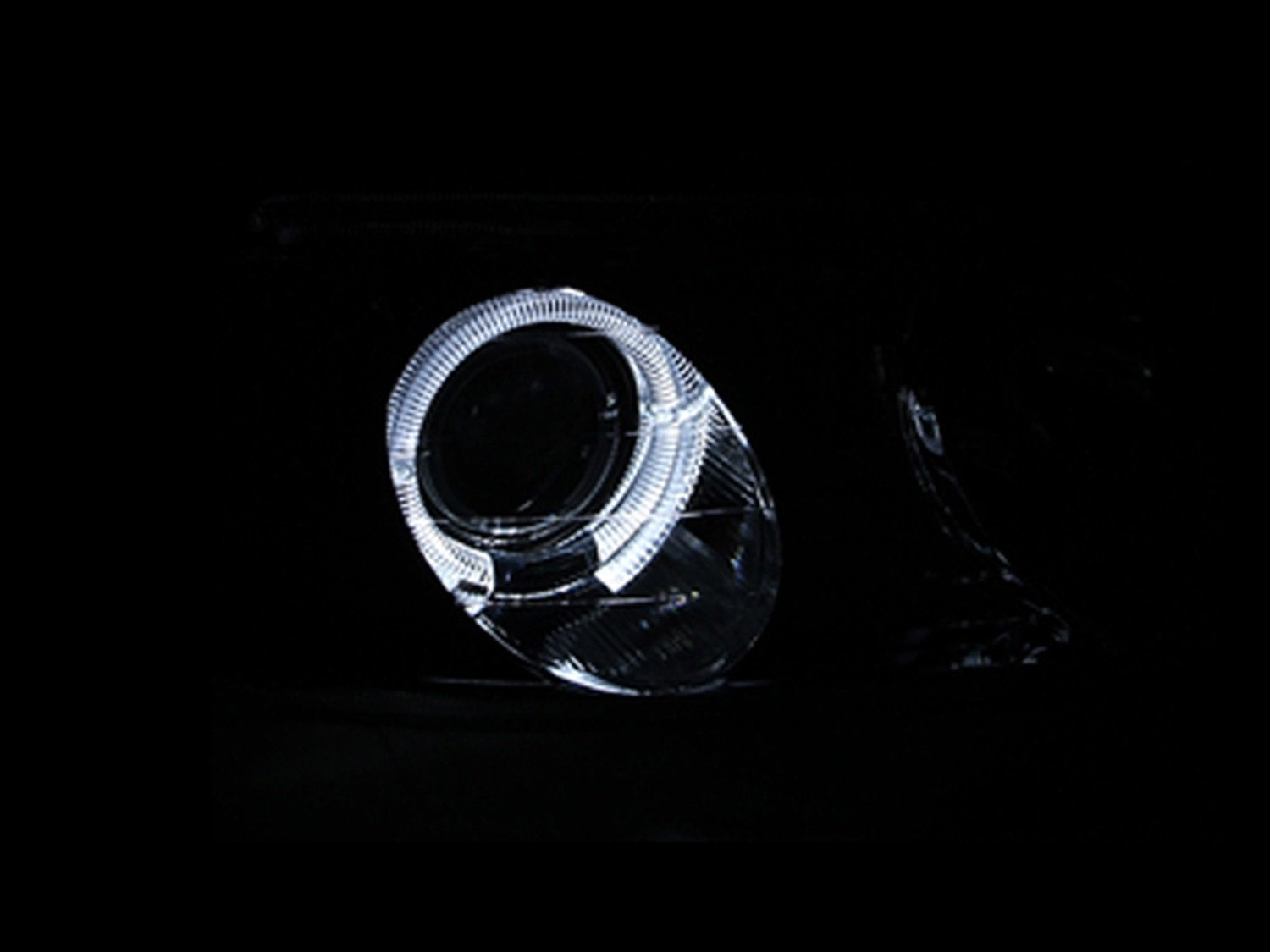 Mitsubishi Eclipse Anzo USA 121099 Projector with Halo Chrome Headlight Assembly - (Sold in Pairs)