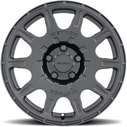 502 RALLY Method Race Wheels Black Wheel with Matte (18 x 8. inches /5 x 4 mm, 38 mm Offset)