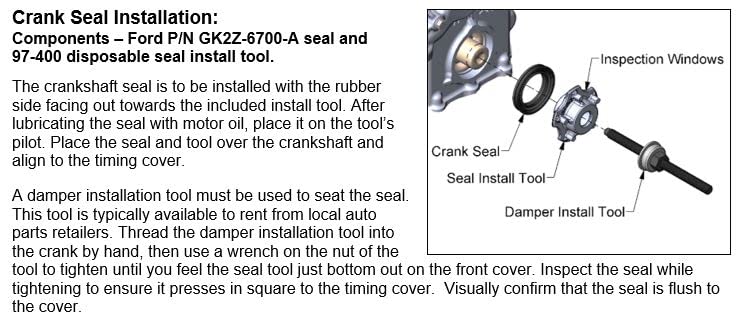 97-400 Holley Crankshaft Seal Installation Tool